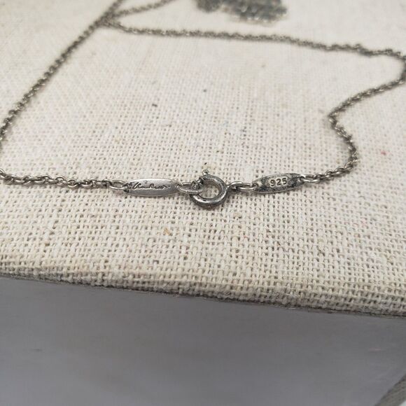 Tiffany & Co 925 Sterling Silver GOD LOVES YOU Pendant Necklace Vintage 1970 - Picture 6 of 16